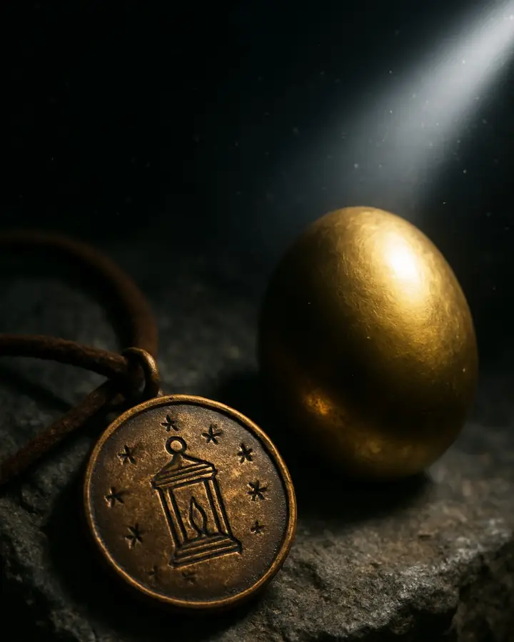 She Crawled Into the Cave and Found a Nest of Golden Eggs. Then Three Figures in Black Coats Blocked the Way Out.