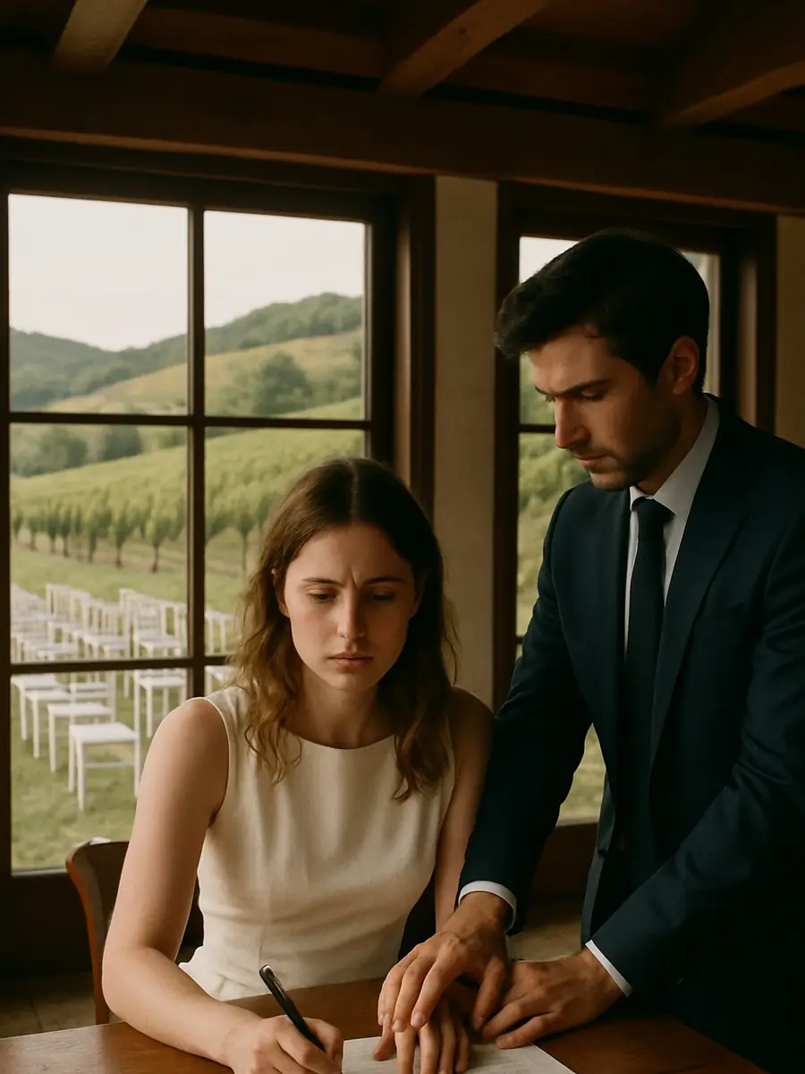 Her Groom Stopped Her Hand Before She Signed. He Had Found Her Mother's Notebook in His Father's Safe.