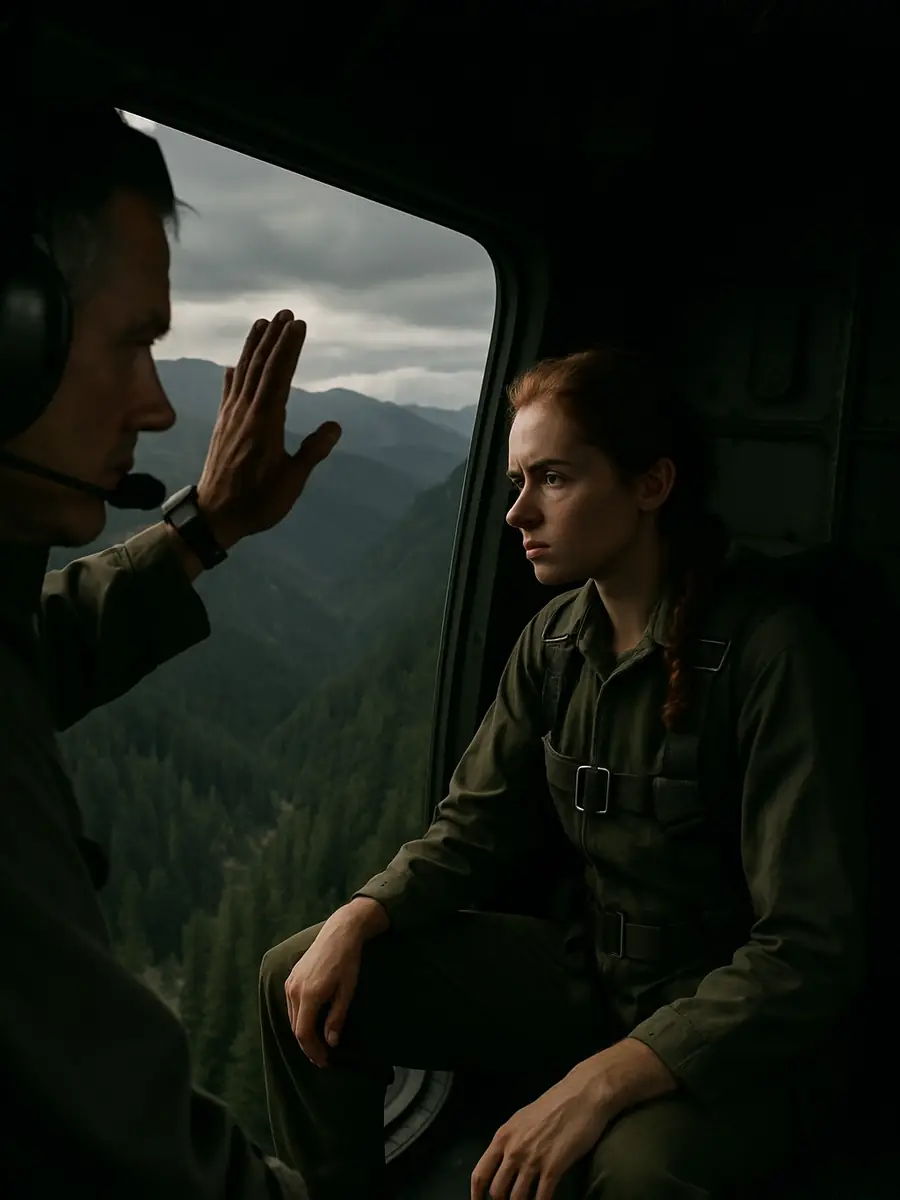 "On My Signal." The Captain Sent a Civilian Out of the Helicopter. Then Her Radio Whispered: "Someone's Already Here."