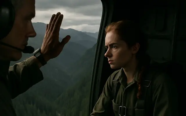 "On My Signal." The Captain Sent a Civilian Out of the Helicopter. Then Her Radio Whispered: "Someone's Already Here."