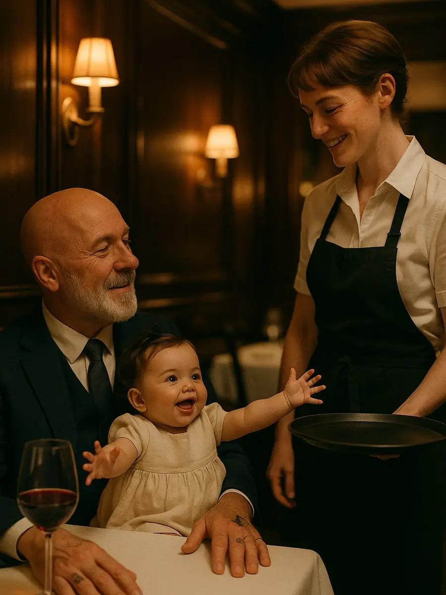 The Mob Boss's Granddaughter Reached for a Stranger. Then the Waitress Saw the Key on His Hand.