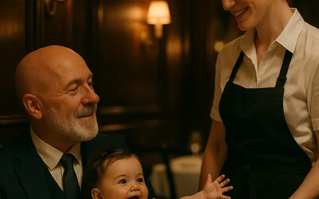 The Mob Boss's Granddaughter Reached for a Stranger. Then the Waitress Saw the Key on His Hand.