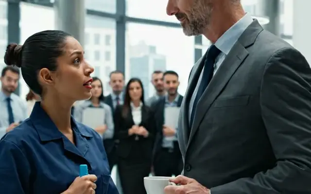 The Janitor Who Holds the Company in Her Hands
