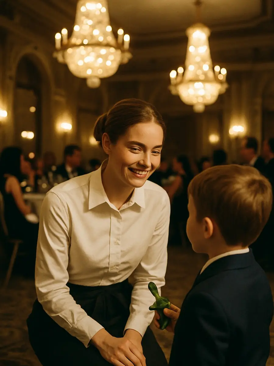 The Man in the Server's Jacket Wasn't on Staff. Only the Waitress Noticed, and the Crime Boss's Son Was Holding Her Hand.